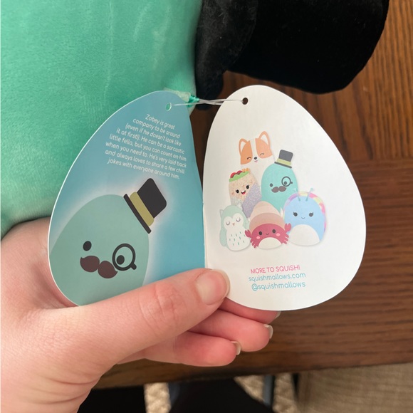 NWT 12” Zobey Fancy Mint Detective Large Squishmallow - Picture 6 of 6